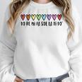 Music Teacher Hearts Music Teaching Women Crewneck Sweatshirt, funny design Music Teacher Hearts Music Teaching Women Crewneck Sweatshirt, funny design