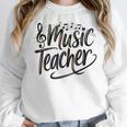 Music Teacher For Women Elementary First Day Of School Women Crewneck Sweatshirt, funny design Music Teacher For Women Elementary First Day Of School Women Crewneck Sweatshirt, funny design