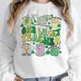 One Lucky Teacher St Patrick's Day Irish Teacher Lucky Era Women Crewneck Sweatshirt, funny design One Lucky Teacher St Patrick's Day Irish Teacher Lucky Era Women Crewneck Sweatshirt, funny design