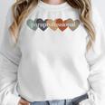 Paraprofessional Teacher Hearts Back To School Teach Rainbow Men Women Kids Women Crewneck Sweatshirt, funny design