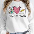 Peace Love Visuals Special Education Teacher Dream Team Women Crewneck Sweatshirt, funny design Peace Love Visuals Special Education Teacher Dream Team Women Crewneck Sweatshirt, funny design