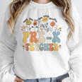 Pre-k Teacher Appreciation Teaching Wildflowers Women Crewneck Sweatshirt, funny design Pre-k Teacher Appreciation Teaching Wildflowers Women Crewneck Sweatshirt, funny design