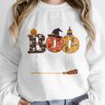 Preschool Boo Crew Teacher Halloween Women Crewneck Sweatshirt, funny design