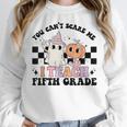 Retro You Can't Scare Me I Teach 5th Grade Teacher Halloween Women Crewneck Sweatshirt, funny design Retro You Can't Scare Me I Teach 5th Grade Teacher Halloween Women Crewneck Sweatshirt, funny design