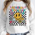 Retro Special Education Squad Groovy Dream Team Teacher Women Crewneck Sweatshirt, Groovy Teacher Gifts, funny design Retro Special Education Squad Groovy Dream Team Teacher Women Crewneck Sweatshirt, Groovy Teacher Gifts, funny design