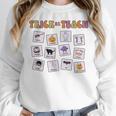 Retro Trick Or Treat Halloween Special Education Teacher Women Crewneck Sweatshirt, funny design Retro Trick Or Treat Halloween Special Education Teacher Women Crewneck Sweatshirt, funny design