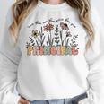 Retro Vintage Floral Principal Shirt For Women Teachers Day Women Crewneck Sweatshirt, funny design Retro Vintage Floral Principal Shirt For Women Teachers Day Women Crewneck Sweatshirt, funny design