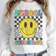 School Counselor Teacher Counseling Office School Guidance Women Crewneck Sweatshirt, funny design School Counselor Teacher Counseling Office School Guidance Women Crewneck Sweatshirt, funny design