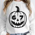 Six Seven Halloween Costume For Students Teachers Women Crewneck Sweatshirt, funny design Six Seven Halloween Costume For Students Teachers Women Crewneck Sweatshirt, funny design