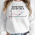 Sometimes I Go Off On a Tangent Math Teacher T Shirts Men Women Girls Kids Women Crewneck Sweatshirt, funny design