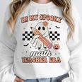 In My Spooky Math Teacher Era Groovy Retro Halloween Costume For Men Women Women Crewneck Sweatshirt, Groovy Teacher Gifts, funny design In My Spooky Math Teacher Era Groovy Retro Halloween Costume For Men Women Women Crewneck Sweatshirt, Groovy Teacher Gifts, funny design