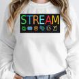 Stream Technology Robotics Shirt For Teachers And Students Premium Tri-Blend Women Crewneck Sweatshirt, funny design