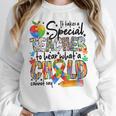 It Takes A Special Teacher To Hear What A Child Cannot Say Women Crewneck Sweatshirt, funny design It Takes A Special Teacher To Hear What A Child Cannot Say Women Crewneck Sweatshirt, funny design