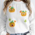 I Teach The Cutest Pumpkins In The Patch Teacher Women Crewneck Sweatshirt, funny design