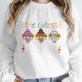 I Teach The Cutest Turkeys School Teachers Thanksgiving Women Crewneck Sweatshirt, funny design I Teach The Cutest Turkeys School Teachers Thanksgiving Women Crewneck Sweatshirt, funny design
