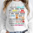 Teacher I Will Read Book On Boat Kids Women Bookworm Women Crewneck Sweatshirt, funny design Teacher I Will Read Book On Boat Kids Women Bookworm Women Crewneck Sweatshirt, funny design