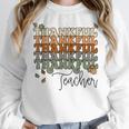 Thankful Teacher Thanksgiving Fall Pumpkin Turkey Women Crewneck Sweatshirt, funny design Thankful Teacher Thanksgiving Fall Pumpkin Turkey Women Crewneck Sweatshirt, funny design