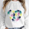 Together Against Bullying Unity Day Teachers Kids Toddler Women Crewneck Sweatshirt, funny design Together Against Bullying Unity Day Teachers Kids Toddler Women Crewneck Sweatshirt, funny design