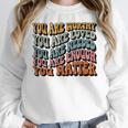 Unity Day Tee Orange Women Teacher You Matter Orange Be Kind Women Crewneck Sweatshirt, funny design