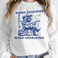 Weird Teachers Build Character Shirt Raccoon Teacher Women Crewneck Sweatshirt, funny design Weird Teachers Build Character Shirt Raccoon Teacher Women Crewneck Sweatshirt, funny design