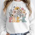 Wildflower Pre-K Preschool Team Floral Teacher Girls Women Crewneck Sweatshirt, funny design Wildflower Pre-K Preschool Team Floral Teacher Girls Women Crewneck Sweatshirt, funny design