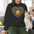 100 Days Of School Bee Hive Tree Hearts Teachers Student Kid Women Crewneck Sweatshirt, gift for family, gift for coworker