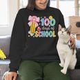 100 Days Of School Preppy 100th Day Of School Teachers Girls Women Crewneck Sweatshirt, gift for family, gift for coworker 100 Days Of School Preppy 100th Day Of School Teachers Girls Women Crewneck Sweatshirt, gift for family, gift for coworker