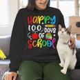 100th Day Of School Teachers Kids Girls Child Happy 100 Days Women Crewneck Sweatshirt, gift for family, gift for coworker