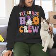 1st Grade Boo Crew Spooky First Grade Halloween Teacher Women Crewneck Sweatshirt, First Grade Teacher Sweatshirts, gift for family, gift for coworker 1st Grade Boo Crew Spooky First Grade Halloween Teacher Women Crewneck Sweatshirt, First Grade Teacher Sweatshirts, gift for family, gift for coworker