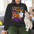 1st Grade Boo Crew Teacher Student Halloween Costume Women Crewneck Sweatshirt, gift for family, gift for coworker