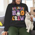 2nd Grade Boo Crew Spooky Second Grade Halloween Teacher Women Crewneck Sweatshirt, 2nd Grade Teacher Sweatshirts, gift for family, gift for coworker
