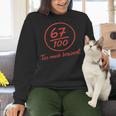 6 7 Brainrot Elementary Teacher Meme 67 Six Seven Women Crewneck Sweatshirt, gift for family, gift for coworker