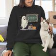 67 Teacher Halloween Ghost Six Seven Meme Math Joke Women Crewneck Sweatshirt, gift for family, gift for coworker 67 Teacher Halloween Ghost Six Seven Meme Math Joke Women Crewneck Sweatshirt, gift for family, gift for coworker