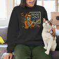67 Teacher Halloween Skeleton Six Seven Meme Math Women Crewneck Sweatshirt, gift for family, gift for coworker
