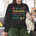 67 Teacher Middle School Teacher 6 7 Overuse 67 Women Crewneck Sweatshirt, gift for family, gift for coworker 67 Teacher Middle School Teacher 6 7 Overuse 67 Women Crewneck Sweatshirt, gift for family, gift for coworker
