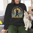 Adventure Awaits Bigfoot Teacher Kindergarten Back To School Women Crewneck Sweatshirt, gift for family, gift for coworker