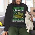 AG Teacher English Is Important But Agriculture Teacher Women Crewneck Sweatshirt, English Teacher Sweatshirts, gift for family, gift for coworker AG Teacher English Is Important But Agriculture Teacher Women Crewneck Sweatshirt, English Teacher Sweatshirts, gift for family, gift for coworker