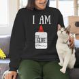 Art Teacher T-Shirt I Am The Glue Women Crewneck Sweatshirt, gift for family, gift for coworker