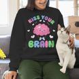 Back To School Kiss Your Brain Cute Teacher Appreciation Women Crewneck Sweatshirt, gift for family, gift for coworker Back To School Kiss Your Brain Cute Teacher Appreciation Women Crewneck Sweatshirt, gift for family, gift for coworker