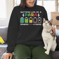 Battery Life Of a Paraprofessional Para Teacher Life Women Crewneck Sweatshirt, gift for family, gift for coworker Battery Life Of a Paraprofessional Para Teacher Life Women Crewneck Sweatshirt, gift for family, gift for coworker