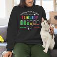 Battery Life Of A School Teacher Monday To Friday For Men Women Women Crewneck Sweatshirt, gift for family, gift for coworker