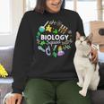 Biology Squad Science Teacher Student Biologist Women Crewneck Sweatshirt, Science Teacher Sweatshirts, gift for family, gift for coworker