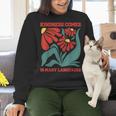 Boho Flower ESL Teacher Kindness Comes In Many Languages Women Crewneck Sweatshirt, Esl Teacher Sweatshirts, gift for family, gift for coworker