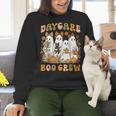 Boo Crew Daycare Teacher Matching Halloween Costume Ghost Women Crewneck Sweatshirt, gift for family, gift for coworker Boo Crew Daycare Teacher Matching Halloween Costume Ghost Women Crewneck Sweatshirt, gift for family, gift for coworker