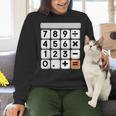 Calculator Easy Halloween Costume For Math Teacher Women Crewneck Sweatshirt, gift for family, gift for coworker