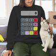 Calculator Math Teacher Halloween Costumes Women Men Adults Women Crewneck Sweatshirt, gift for family, gift for coworker