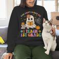 You Can't Scare Me I Teach 1st Grade Teacher Halloween Ghost Women Crewneck Sweatshirt, gift for family, gift for coworker You Can't Scare Me I Teach 1st Grade Teacher Halloween Ghost Women Crewneck Sweatshirt, gift for family, gift for coworker