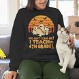You Can't Scare Me I Teach 4th Grade Teacher Halloween Women Crewneck Sweatshirt, 4th Grade Teacher Sweatshirts, gift for family, gift for coworker You Can't Scare Me I Teach 4th Grade Teacher Halloween Women Crewneck Sweatshirt, 4th Grade Teacher Sweatshirts, gift for family, gift for coworker