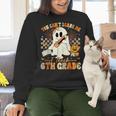 You Can't Scare Me I Teach Sixth Grade Teacher Halloween Women Crewneck Sweatshirt, gift for family, gift for coworker