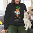 Carrate Karate Carrot Student Teacher Trainee Trainor Women Crewneck Sweatshirt, gift for family, gift for coworker Carrate Karate Carrot Student Teacher Trainee Trainor Women Crewneck Sweatshirt, gift for family, gift for coworker